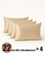 22 mm Mulberry Silk Pillowcase 4pcs - Envelope