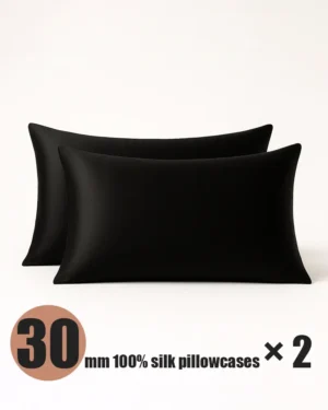 30 mm Mulberry Silk Pillowcase 2 pcs - Zippered